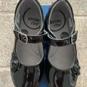 Stride Rite black patent leather Mary Janes size 13W only worn a few times.